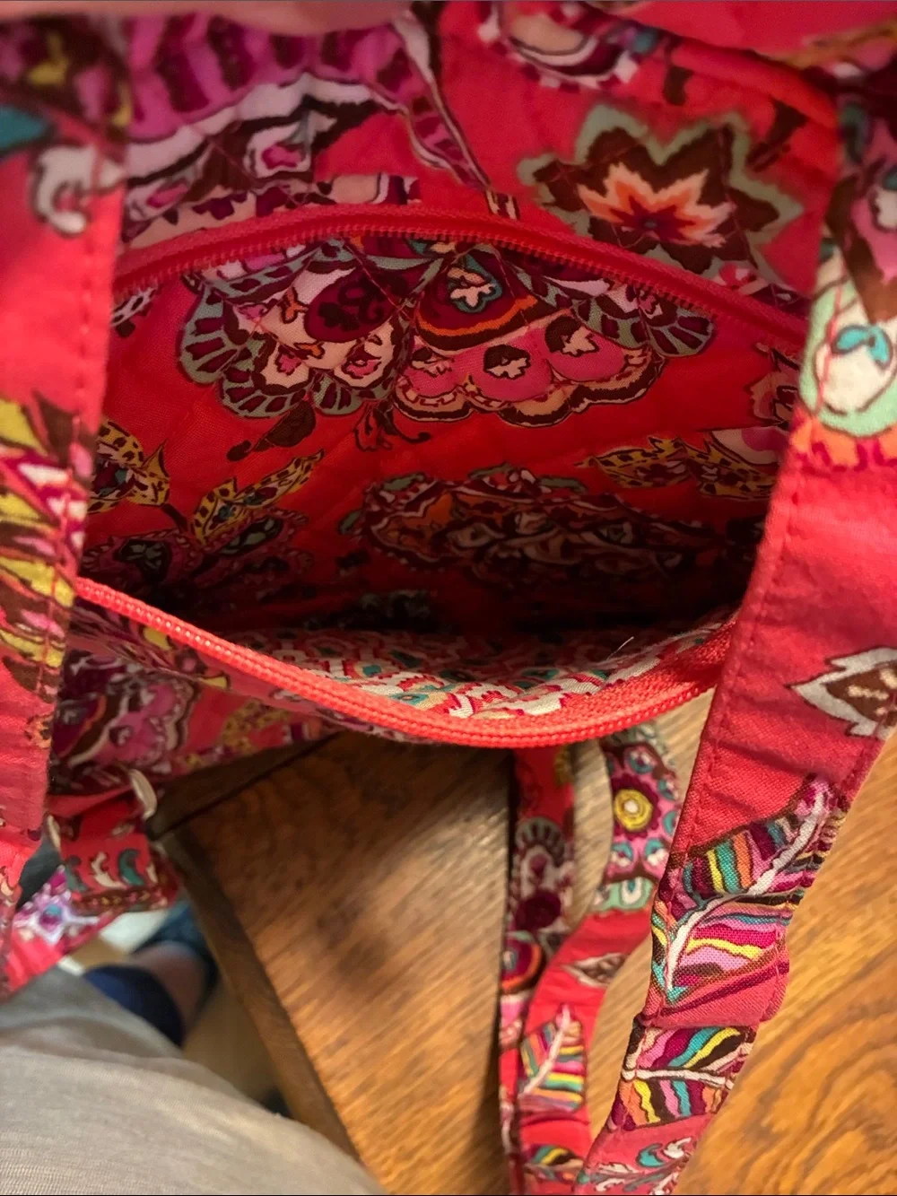 Vera Bradley Call Me Coral Quilted Floral Print Women's Backpack